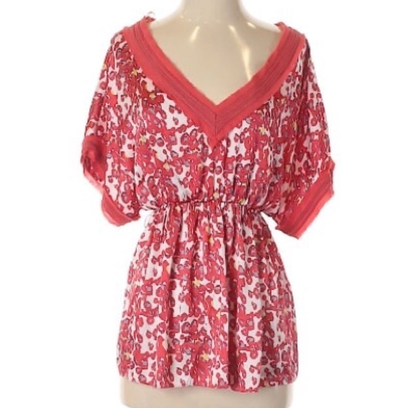 MM Couture Tops - MM Couture Boho Beaded Floral Blouse
